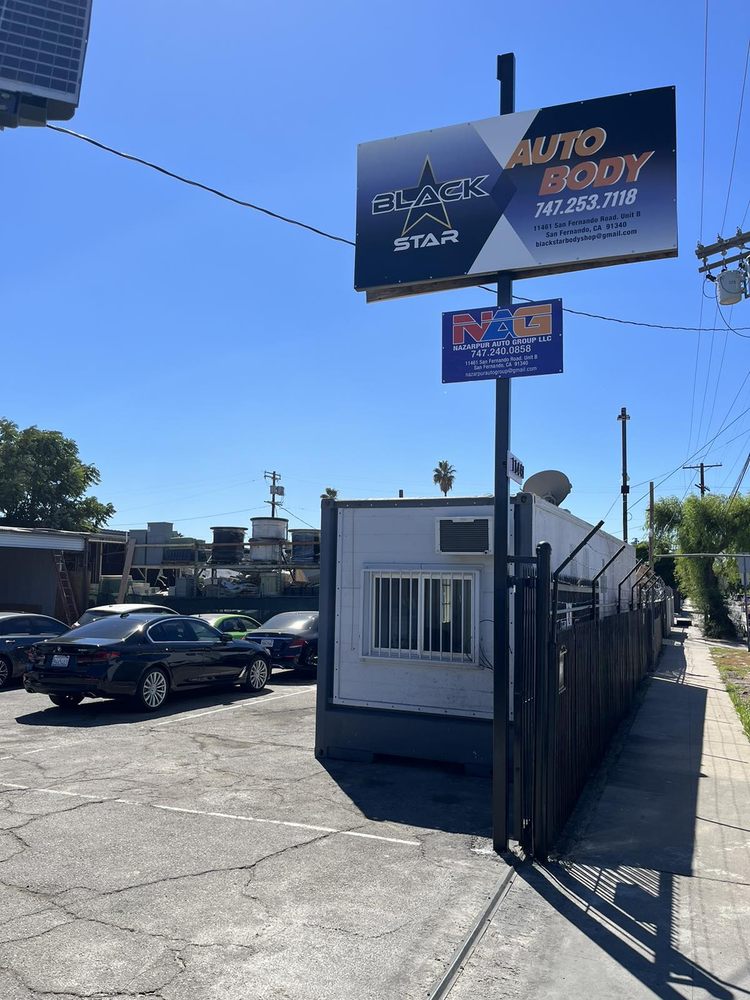 BLACK STAR BODY SHOP San Fernando, California Body Shops Phone
