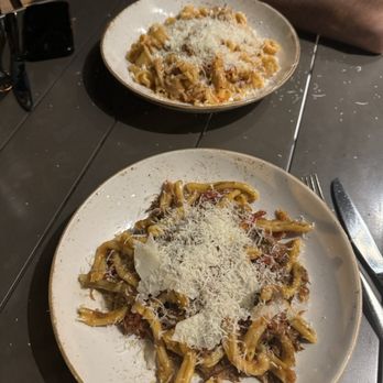 Jianna - Campanelle on top, Strozzapreti on the bottom - Italian Near Me - Greenville, South Carolina