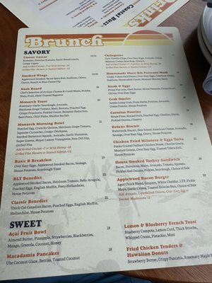 Menu photo 1 Monarch Ocean Pub Del Mar, CA Menu photo 1 Monarch Ocean Pub Del Mar, CA