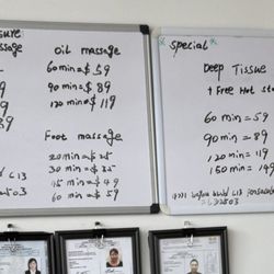 The Relax Station & Massage - Services and prices.