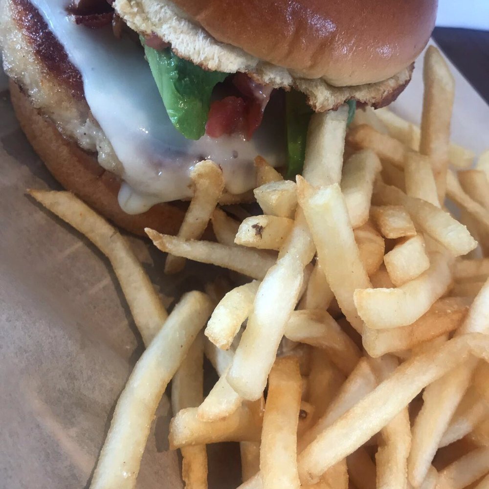 Burger 21 - Ashburn - Monterey Chicken Burger with Fries - Burgers Near Me - Ashburn, Virginia Burger 21 - Ashburn - Monterey Chicken Burger with Fries - Burgers Near Me - Ashburn, Virginia