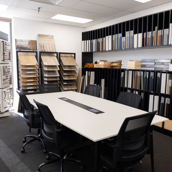 Galleria Design Studio - Step into our selection room, where an array of door styles and color chip samples awaits to inspire your perfect design vision! - Cabinetry Near Me - Glenview, Illinois