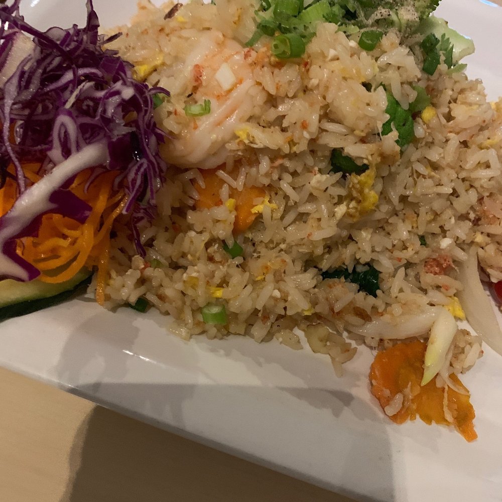 Thai 9 - Crab and shrimp fried rice - Thai Near Me - Scarborough, Maine Thai 9 - Crab and shrimp fried rice - Thai Near Me - Scarborough, Maine