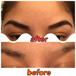 Regina Brows - This is my before and after