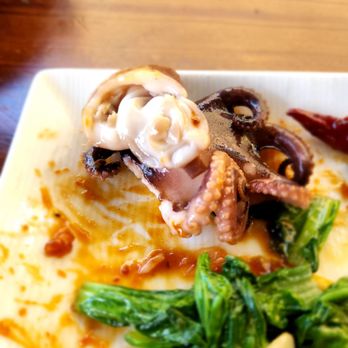 Qi Austin - Octopus in seafood delight - Dim Sum Near Me - Austin, Texas Qi Austin - Octopus in seafood delight - Dim Sum Near Me - Austin, Texas