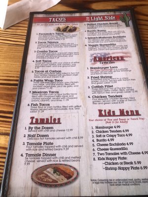 Menu photo 1 Fernando's Magee, MS