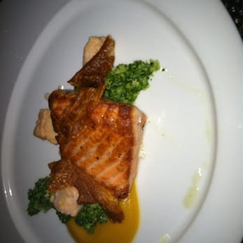 Boka - Restaurant week salmon. Bad iPhone pic doesn't do it justice - New American Near Me - Chicago, Illinois Boka - Restaurant week salmon. Bad iPhone pic doesn't do it justice - New American Near Me - Chicago, Illinois