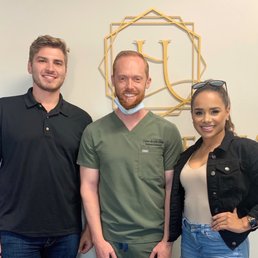 Dr. Brady with my boyfriend and I