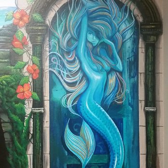Matt Trammel Murals and Artwork - Our stunning siren... - Interior Design Near Me Matt Trammel Murals and Artwork - Our stunning siren... - Interior Design Near Me