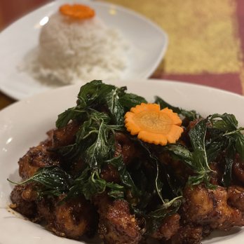 Mr Thai Bistro - Z1. Crispy Basil Chicken - Thai Near Me - Gilbert, Arizona Mr Thai Bistro - Z1. Crispy Basil Chicken - Thai Near Me - Gilbert, Arizona