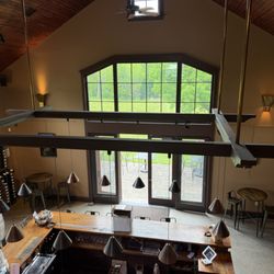 Shelburne Vineyard - Looking down to the bar area