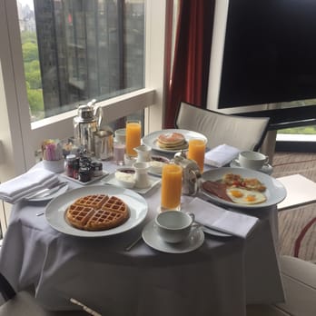 Mandarin Oriental - Room service breakfast - Hotels Near Me - New York, New York