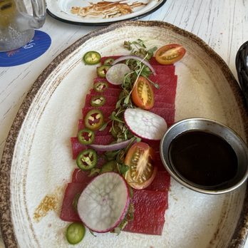 Lion Fish - Tuna carpaccio - Bars Near Me - Tijuana, BCN Lion Fish - Tuna carpaccio - Bars Near Me - Tijuana, BCN
