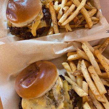 Smash Daddy’s - 50/50 Dub Smoker w/ Salt & Pepper Fries - Burgers Near Me - Waikoloa Village, Hawaii Smash Daddy’s - 50/50 Dub Smoker w/ Salt & Pepper Fries - Burgers Near Me - Waikoloa Village, Hawaii