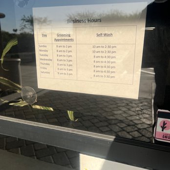 Posh Wash Dog Wash - Business hours - Pet Groomers Near Me - Glendale, Arizona