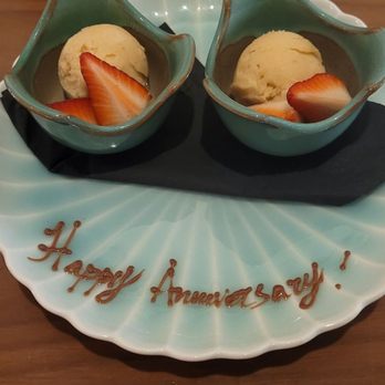 Minami Toronto - Surprise dessert! Passion fruit and banana sorbet - Japanese Near Me - Toronto, Ontario Minami Toronto - Surprise dessert! Passion fruit and banana sorbet - Japanese Near Me - Toronto, Ontario