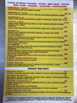 Menu photo 2 Party Locos Tacos 2 Charlotte, NC Menu photo 2 Party Locos Tacos 2 Charlotte, NC