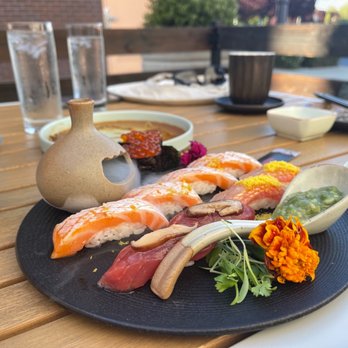 Fujiya - Sake and some other nigiri. Sake was amazing. - Japanese Near Me - Elk Grove, California Fujiya - Sake and some other nigiri. Sake was amazing. - Japanese Near Me - Elk Grove, California