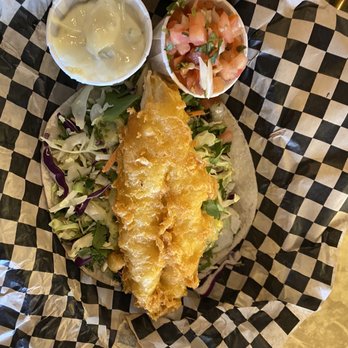 Lost Coast Brewery and Cafe - lost coast fish taco. - Pubs Near Me - Eureka, California