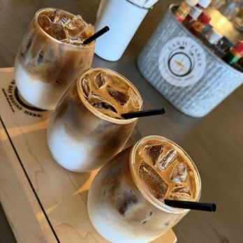 Farm Table - Coffee Flight ( banana, lavender, caramel ) - Please read review before trying. - Breakfast & Brunch Near Me - Van Nuys, California Farm Table - Coffee Flight ( banana, lavender, caramel ) - Please read review before trying. - Breakfast & Brunch Near Me - Van Nuys, California
