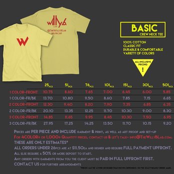 The WillyB Lab - T-shirts, custom designs, Printing in a nutshell - Screen Printing/T-Shirt Printing Near Me - Brooklyn, New York The WillyB Lab - T-shirts, custom designs, Printing in a nutshell - Screen Printing/T-Shirt Printing Near Me - Brooklyn, New York