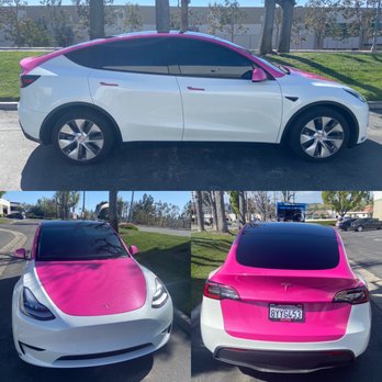 Wrap One - Custom Metallic Pink accents. - Graphic Design Near Me - Brea, California