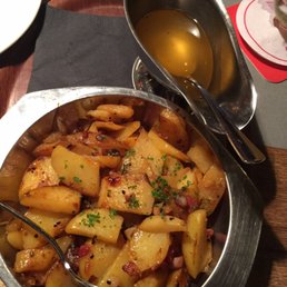 Pan fried potatoes with butter sauce!