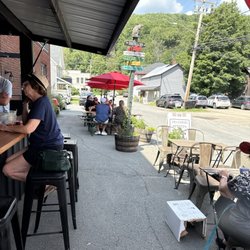 Do Good Spirits - Outside patio and bar area