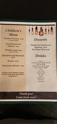 Menu photo 3 Garzanelli’s Supper Club Oglesby, IL Menu photo 3 Garzanelli’s Supper Club Oglesby, IL
