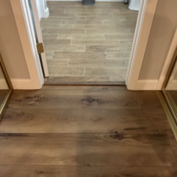Save The Day Restoration - Transition between vinyl and tile , great match and flow. - Damage Restoration Near Me - Signal Hill, California Save The Day Restoration - Transition between vinyl and tile , great match and flow. - Damage Restoration Near Me - Signal Hill, California