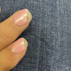 Blue Nail & Spa - At the airport the day after manicure