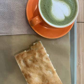 Mama Fontana - matcha latte and FONTANA'S SPECIAL - Bakeries Near Me - Houston, Texas