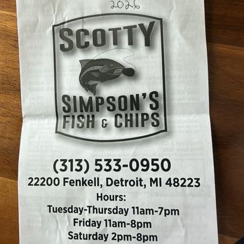 Scotty Simpson's Fish & Chips - Fish & Chips Near Me - Detroit, Michigan Scotty Simpson's Fish & Chips - Fish & Chips Near Me - Detroit, Michigan