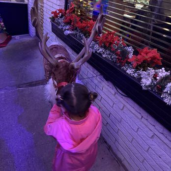 Bangkok Republic - Reindeer outside the restaurant - Thai Near Me - Wilton, Connecticut