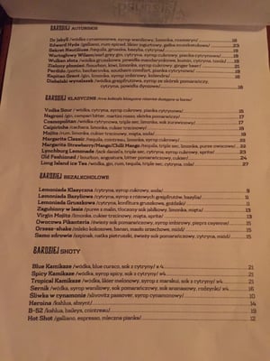 Menu photo 2 Bardziej Warsaw, MZ