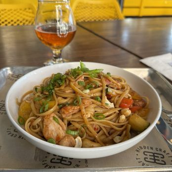 Hidden Craft - Kung pao linguine - New American Near Me - San Diego, California