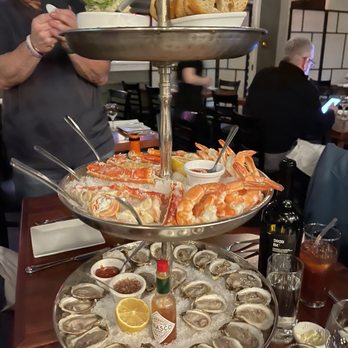 Jules@Market - Large seafood tower - New American Near Me - Bristol, Pennsylvania