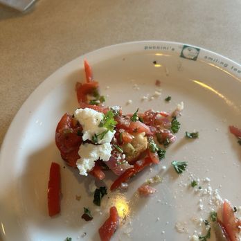 Puccini's Pizza Pasta - Chevy Chase - Bruschetta app. Very good, but needs salt. - Italian Near Me - Lexington, Kentucky