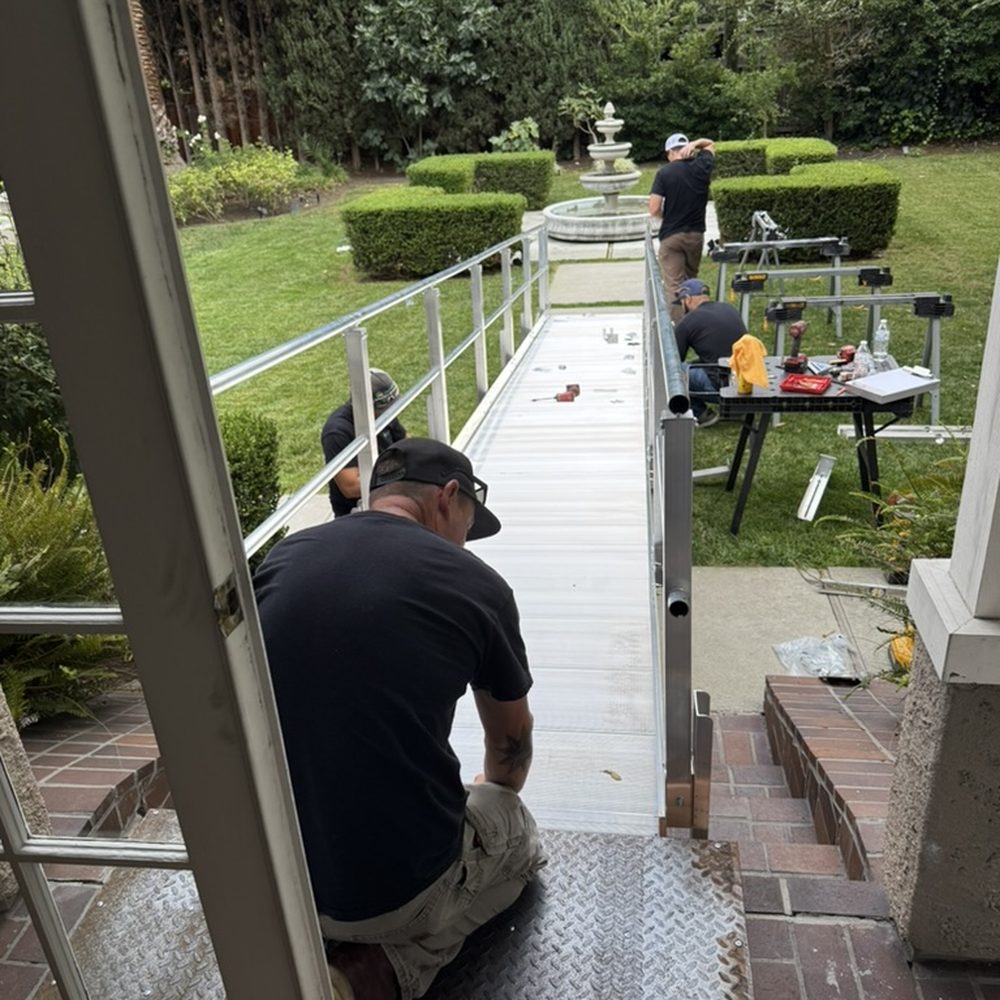 California Mobility - Install crew at work. - Mobility Equipment Sales & Services Near Me - San Jose, California