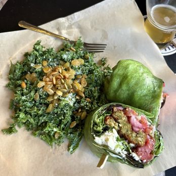 Hillman Beer - This kale salad was the perfect side with my wrap - Breweries Near Me - Asheville, North Carolina Hillman Beer - This kale salad was the perfect side with my wrap - Breweries Near Me - Asheville, North Carolina