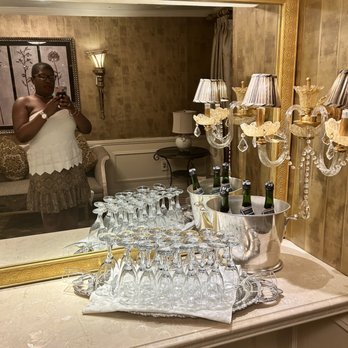 Westbury Manor - a woman taking a selfie in the mirror - Italian Near Me - Westbury, New York