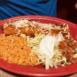 Los Rancheros - Steak Burrito Platter