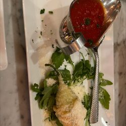 Pulcinella on the Green - Stuffed zucchini flowers
