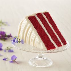 Piece of Cake - Beautiful Red Velvet cake with cream cheese frosting!