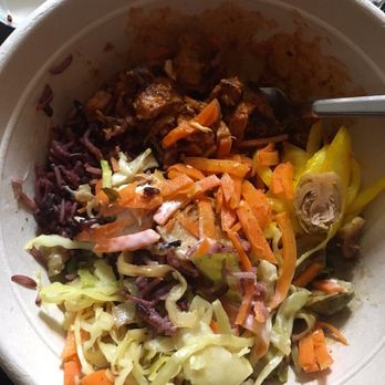 INDAY - Chicken tikka with purple wild rice, cabbage, carrots and pickled onions! - Indian Near Me - New York, New York INDAY - Chicken tikka with purple wild rice, cabbage, carrots and pickled onions! - Indian Near Me - New York, New York