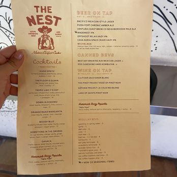The Nest - Drink Menu - Waffles Near Me - Ojai, California The Nest - Drink Menu - Waffles Near Me - Ojai, California