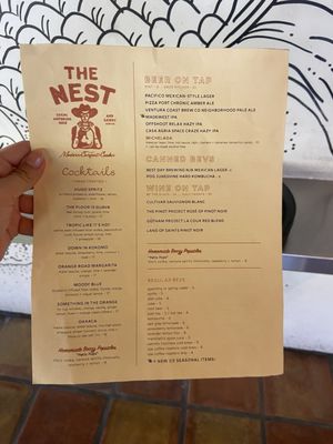 Menu photo 1 The Nest Ojai, CA