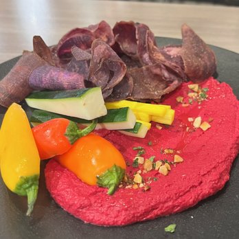 Basalt - Hummus and taro chips - New American Near Me - Honolulu, Hawaii