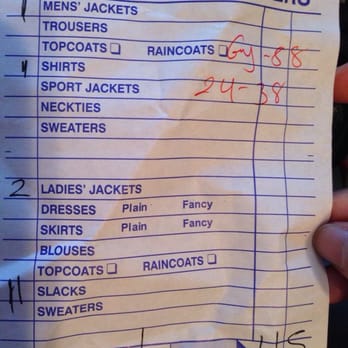 Park Avenue Cleaners - This was all the items I brought to them for dry cleaning and every single item was just ironed but never dried cleaned!!!! - Laundry Services Near Me - Livermore, California