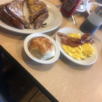 Derek's Cafe - French toast with eggs and bacon - Diners Near Me - Marietta, Georgia Derek's Cafe - French toast with eggs and bacon - Diners Near Me - Marietta, Georgia